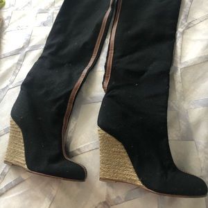 Christian louboutin material boots